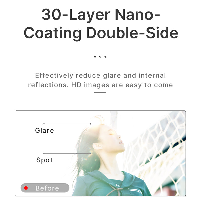 Uniqkart WL-1 18mm Wide Angle Lens 10X HD Macro 2-in-1 Additional Camera Lens Kit for Sony ZV-1 Camera Accessories