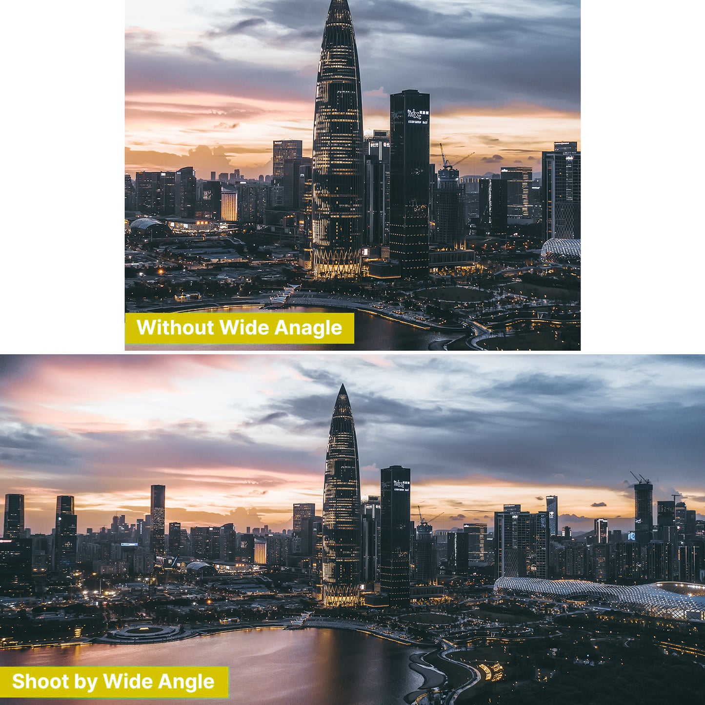 ULANZI For DJI Mavic 3/Mavic 3 Cine 108-Degree Wide Angle Lens Ultra-light Widescreen Filmmaking Lens Drone Accessories