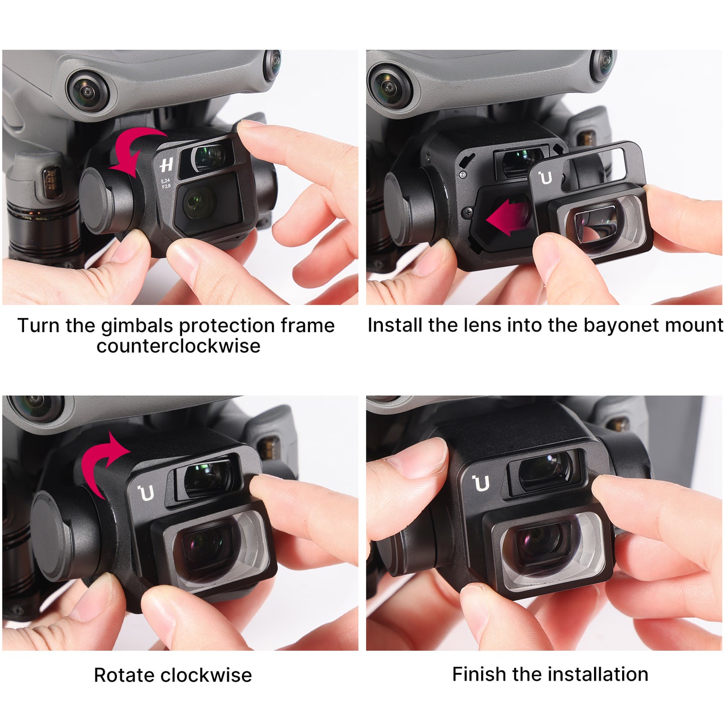 ULANZI For DJI Mavic 3/Mavic 3 Cine 108-Degree Wide Angle Lens Ultra-light Widescreen Filmmaking Lens Drone Accessories