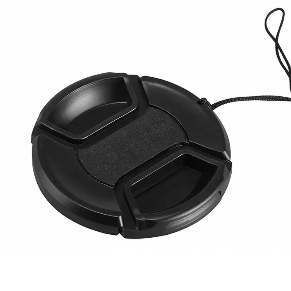Compatible with Canon 55mm Dust-Proof Front Lens Cover with Anti-Loss Rope Professional Protection Lens Cover SLR Camera Lens Case