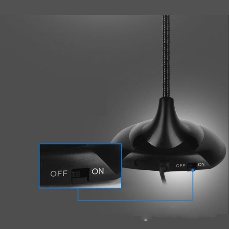 Mini Studio Microphone 3.5mm Audio Cable Flexible Microphone