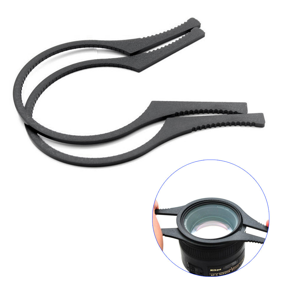 2pcs 62-77mm Camera UV CPL Lens Filter Spanner Wrench Tweezers Clip Disassembly Tools