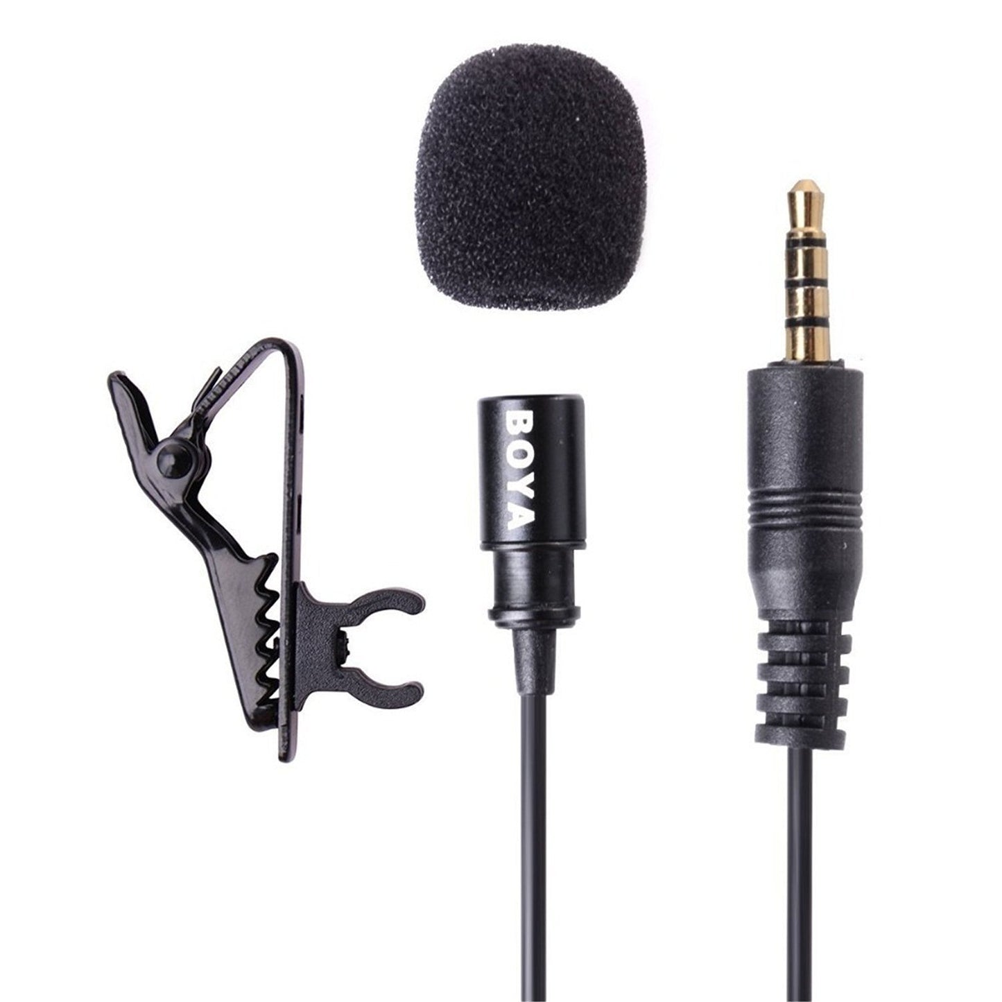 BOYA BY-LM10 Omni-directional Lavalier Microphone Video Recording Microphone