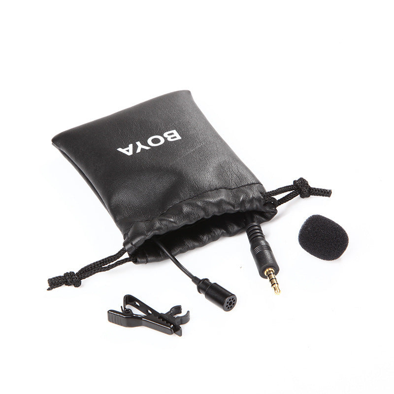 BOYA BY-LM10 Omni-directional Lavalier Microphone Video Recording Microphone