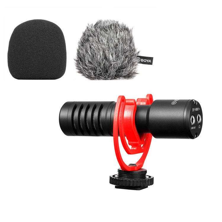 BOYA BY-MM1+ Super-cardioid Condenser Shotgun Microphone Phone Camera Live Microphone