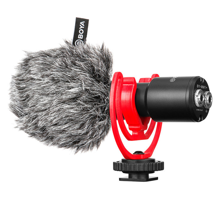 BOYA BY-MM1+ Super-cardioid Condenser Shotgun Microphone Phone Camera Live Microphone