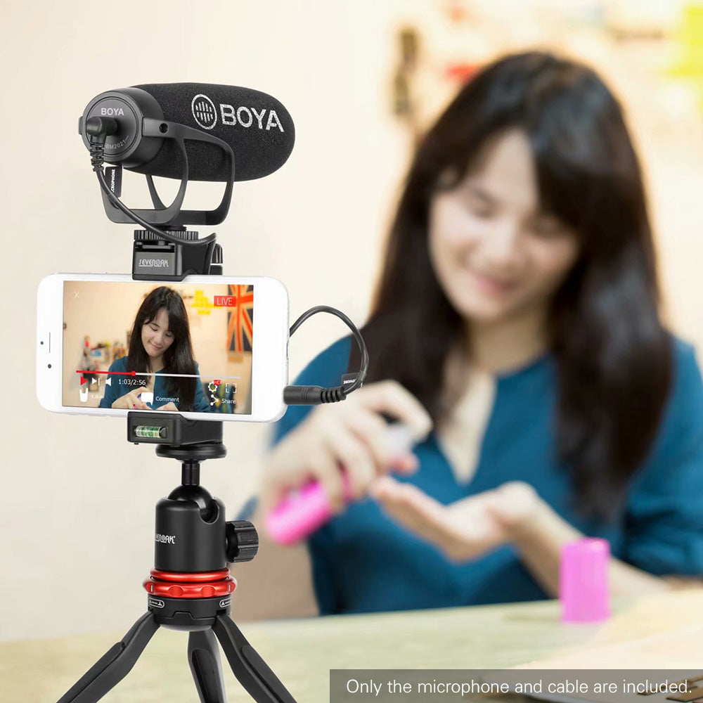 BOYA BY-BM2021 Super Cardioid Directional Interview Video Recording Camera Microphone