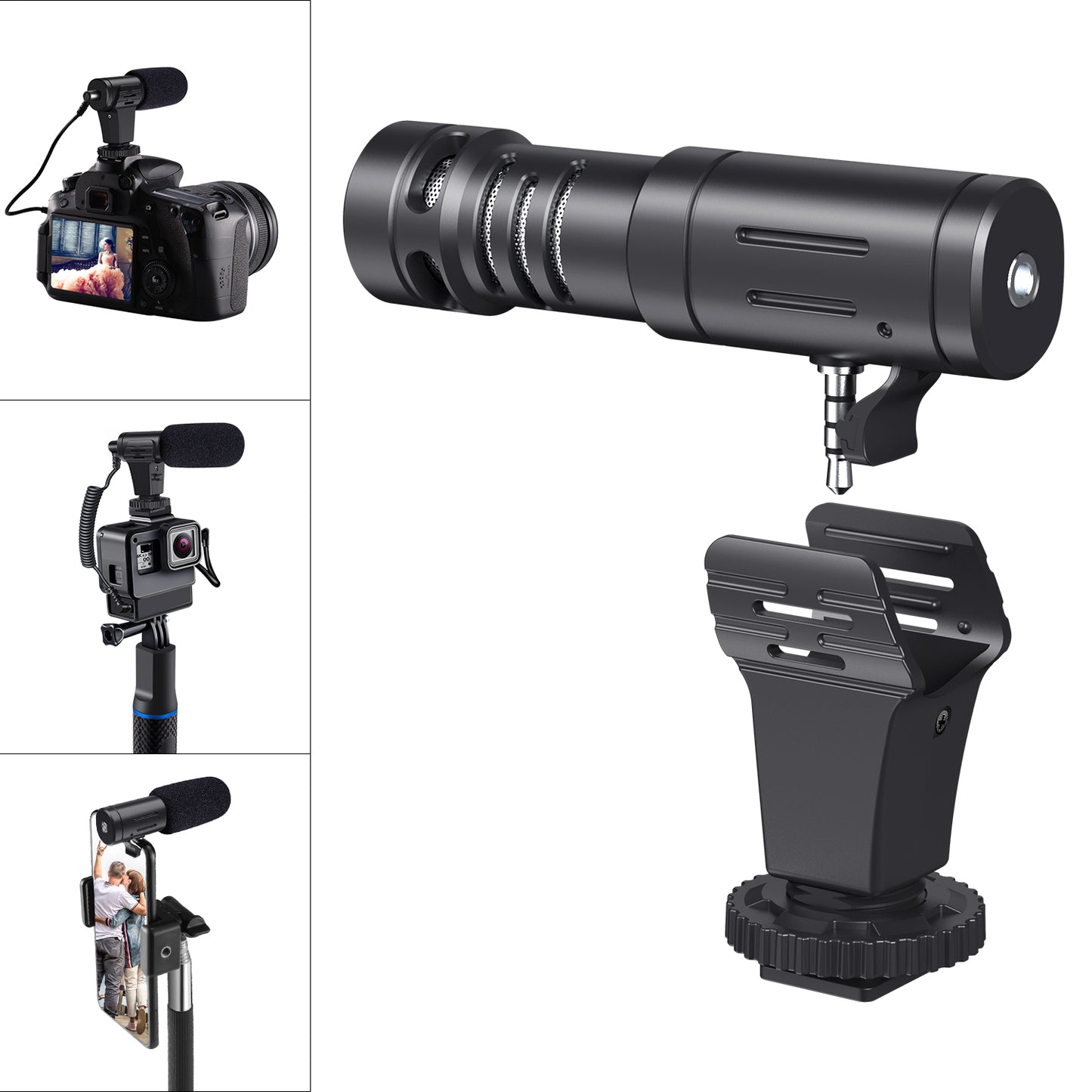 MAMEN MIC-06 3.5mm Plug Camcorder Microphone Camera Recording Microphone