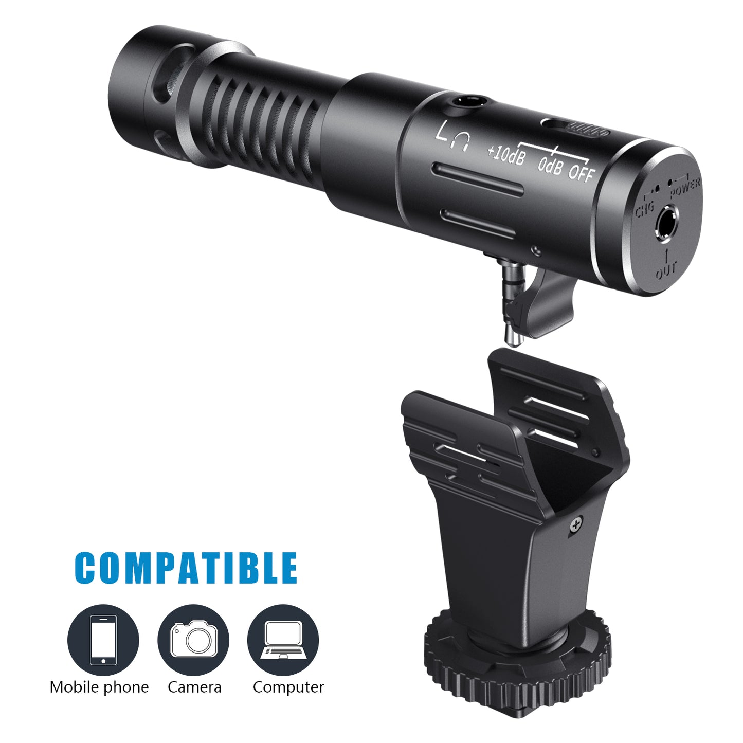 MAMEN MIC-07 Pro Video Record Microphone for DSLR Camera