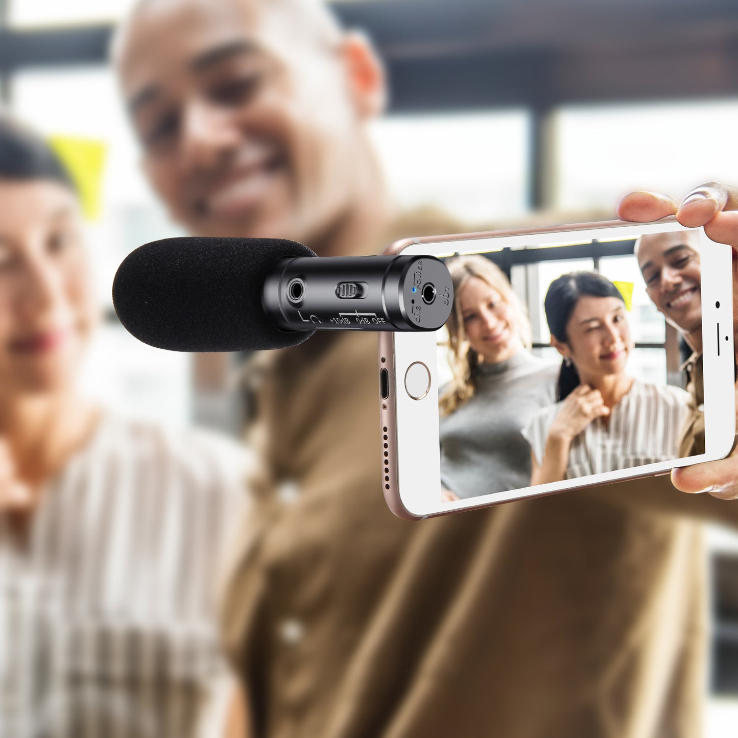 MAMEN MIC-07 Pro Video Record Microphone for DSLR Camera