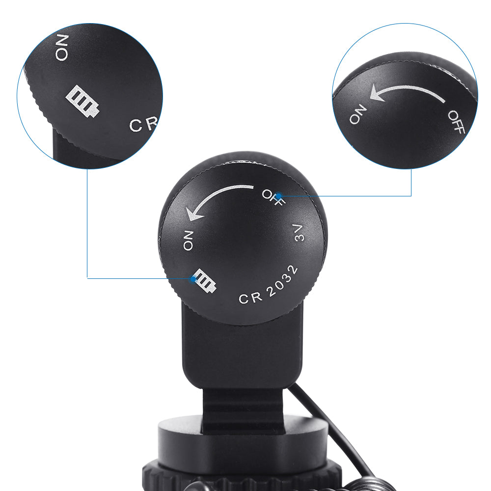 MAMEN MIC-03 Super Cardioid Condenser Shotgun Microphone