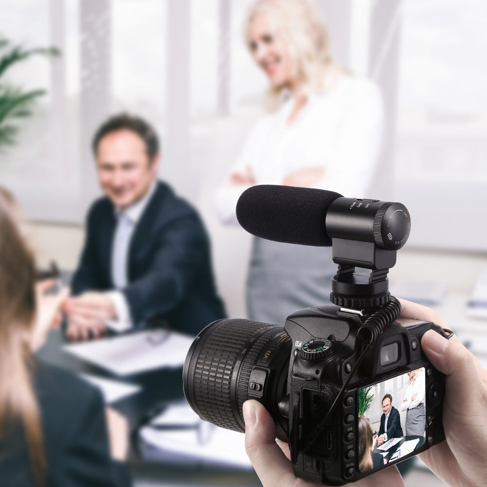 MAMEN MIC-03 Super Cardioid Condenser Shotgun Microphone