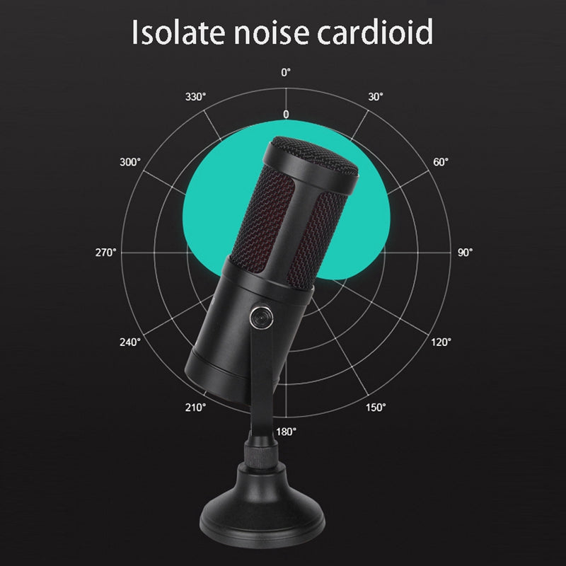 S200 Recording Condenser Microphone with Base for Streaming Chatting K Song