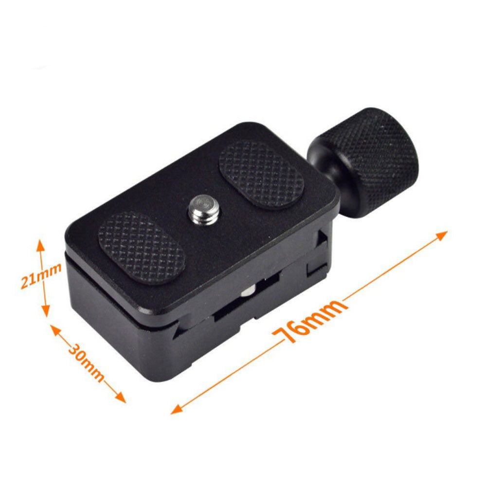 Camera Quick Release Plate 1/4 Mount Clamp Adapter Stabilizer Tripod Bracket Aluminium Alloy Holder