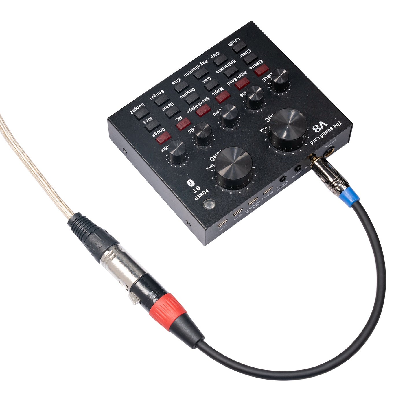 TC194BUXK107-50 5m Converter Cable for Mobile Phone / Sound Card / Mixer 3.5mm Male to XLR 3Pin Female Adapter Cord
