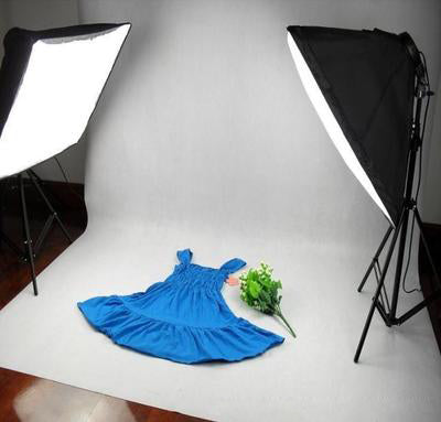 Softbox Lighting Kit Photography Continuous Photo Studio Light System for YouTube Video Shooting (Soft Box Size: 20" x 27.5") - EU Plug