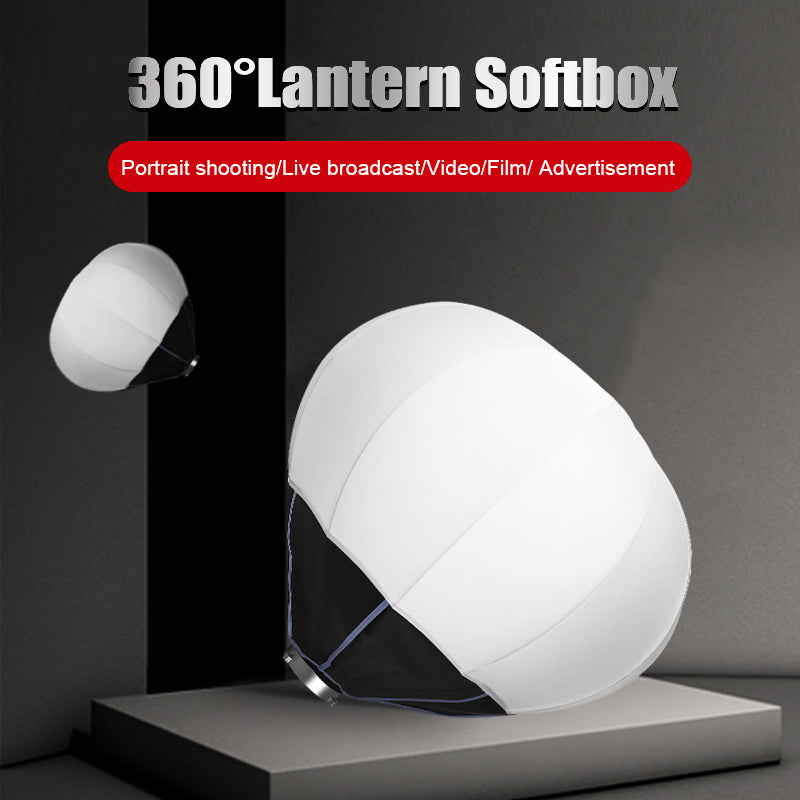 Portable 65cm Foldable Lantern Softbox Photography Studio Speedlite Flash Light Diffuser Soft LED Light Box