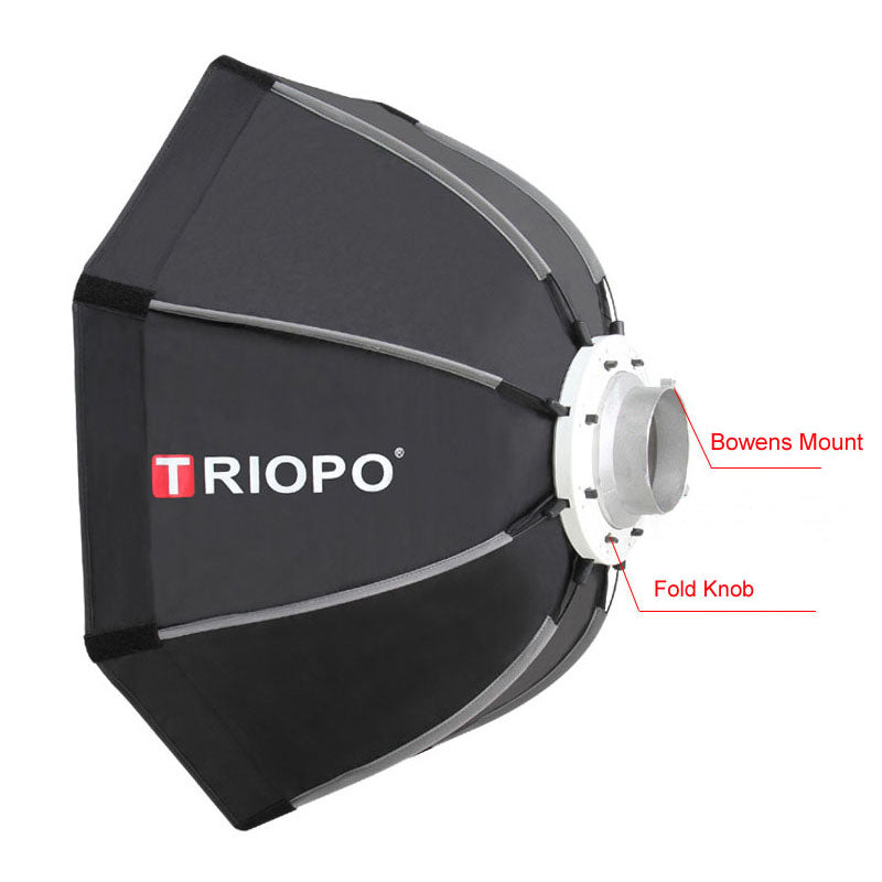 TRIOPO K90 90cm Photography Portable Octagon Umbrella Softbox Reflector Diffusion with Bowens Mount