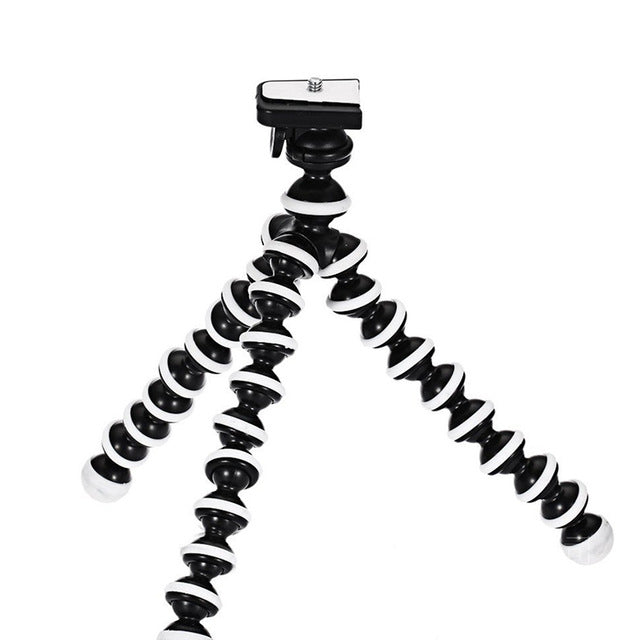 Mini Octopus Tripod Holder Mobile Phone Tripod Gorillapod for Smartphone Sports Camera Stand with Clip (Small)