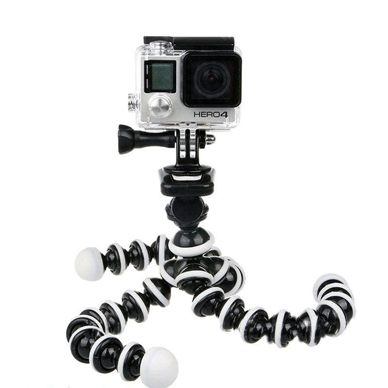 Mini Octopus Tripod Holder Mobile Phone Tripod Gorillapod for Smartphone Sports Camera Stand with Clip (Small)