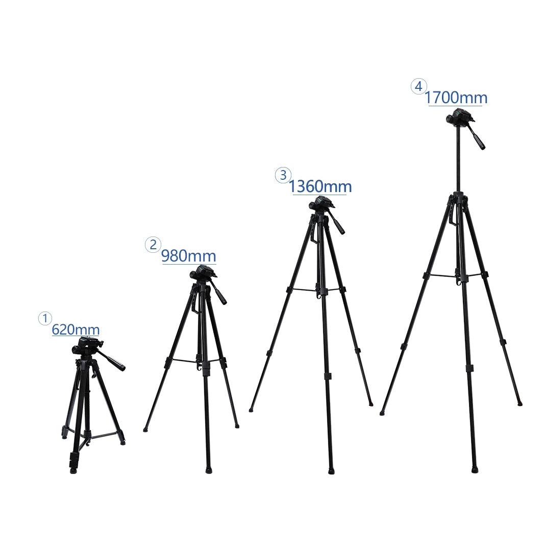 SL-3600 Travel Adjustable Camera Tripod Stand for Canon Nikon Sony DV DSLR Camera Camcorder Gopro Action Cam