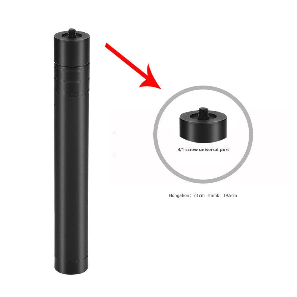 Retractable Rod Selfie Stick Handheld Gimbal Anti-shake Tripod