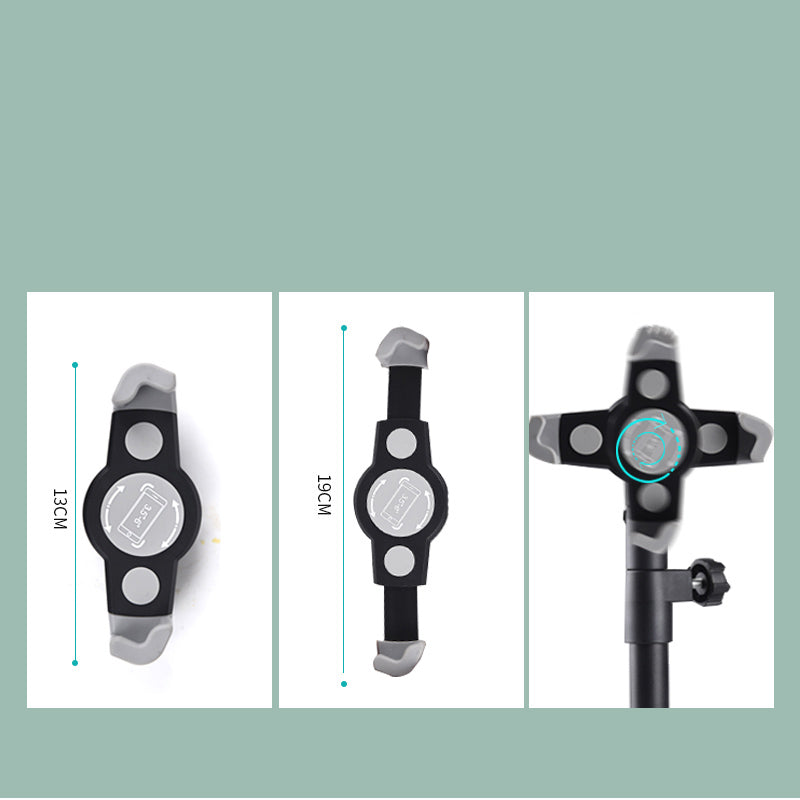 Portable Tablet Tripod Foldable Telescopic Phone Stand for Selfie Live Broadcast