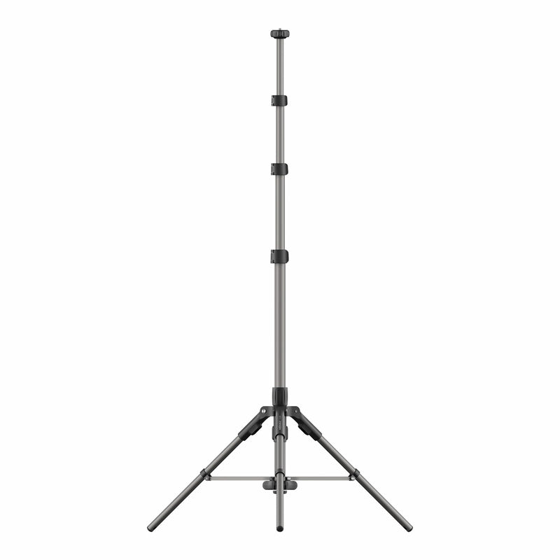 MOMAX Adjustable Tripod Stand with 360 Degree Rotatable Dual Phone Holder for Live Broadcast