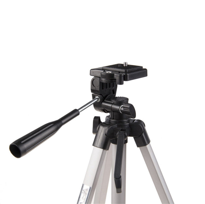 WT-330A Aluminum Alloy Tripod with 1/4" Screw Quick Release Plate for DSLR Camera Camcorder