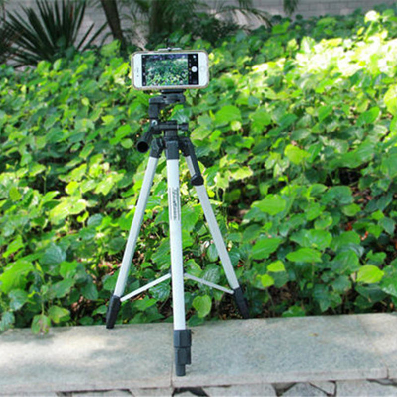 WT-330A Aluminum Alloy Tripod with 1/4" Screw Quick Release Plate for DSLR Camera Camcorder