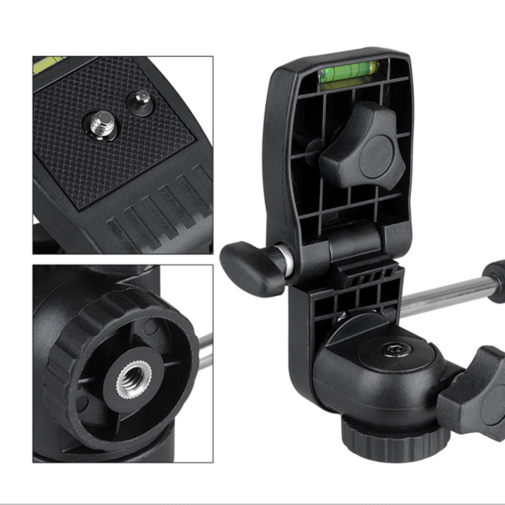 MS02 Aluminum Alloy Folding Mini Tripod with 3-Way Ball Head for DSLR Camera