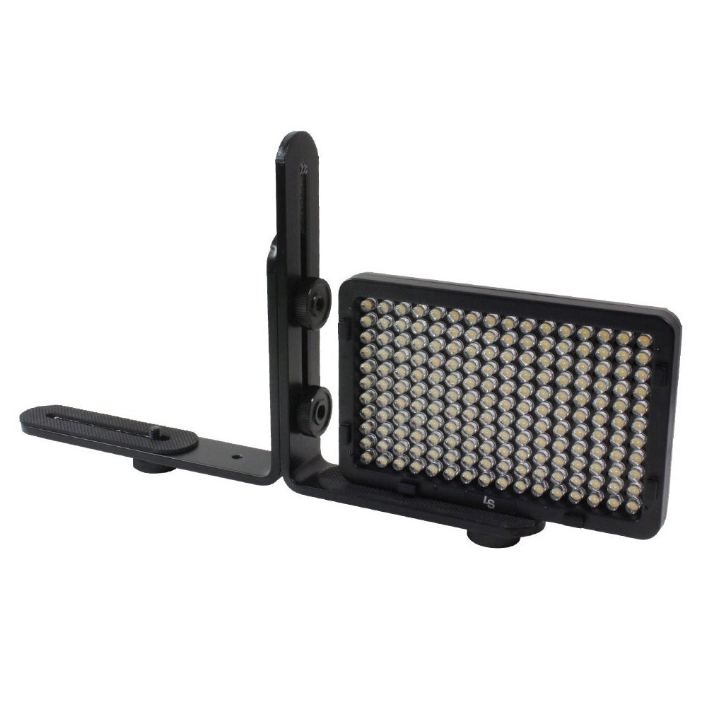 Dual L Shape 1/4" Screw Photography Light Bracket Tripod Camera LED Flash Holder