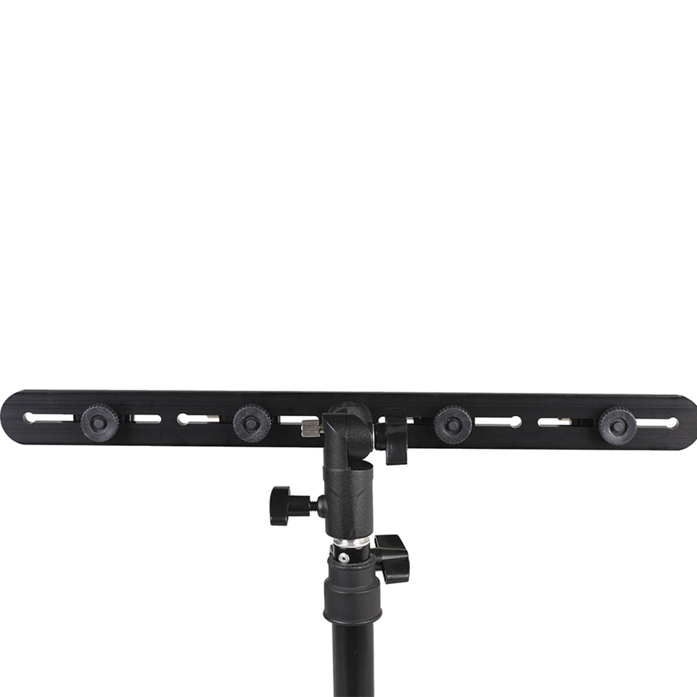 Camera Flash Bracket Umbrella Holder Light Stand with 4 Hot Shoe Mounts for Flash Speedlight