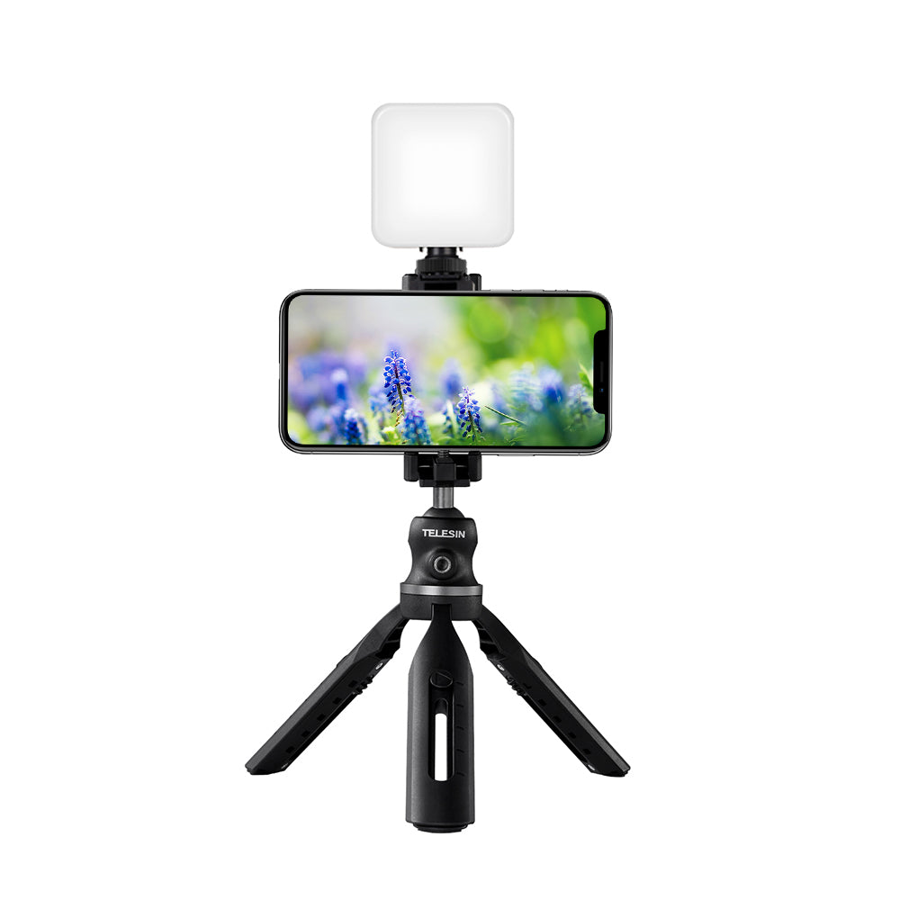 TELESIN TE-TRP-003 360° Rotation Portable Telescopic Tripod for Cell Phone SLR Action Camera