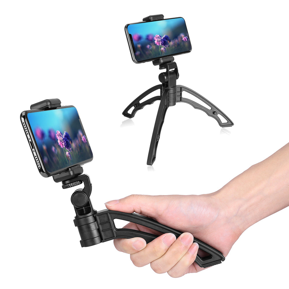 Apexel APL-JJ04 Desktop Anti-Shake Handheld Mini Tripod Selfie Stick Monopod Stand for Mobile Phone Camera