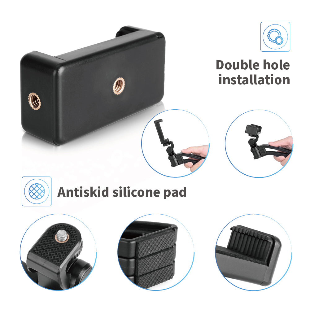 Apexel APL-JJ04 Desktop Anti-Shake Handheld Mini Tripod Selfie Stick Monopod Stand for Mobile Phone Camera