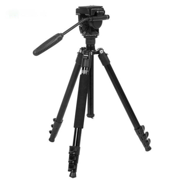 Uniqkart K2808+HY-350 Heavy Duty Tripod Kit with Damping Hydraulic Video Pan Tilt Head for Camera Camcorder