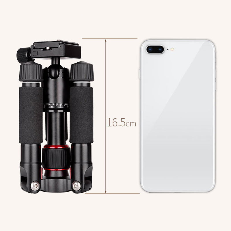 XILETU FM5S Portable Tripod Tabletop Stand with 360 Degree Ball Head for DSLR Camera and Smartphone