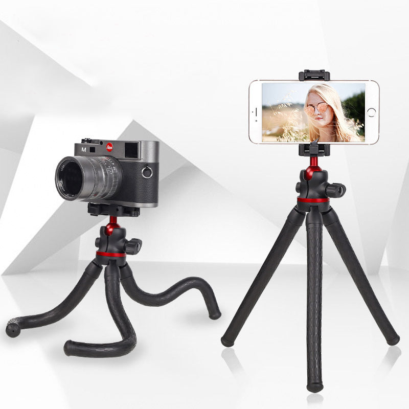 XILETU XBT-2 Flexible Octopus Legs Desktop Tripod with Folded Phone Holder