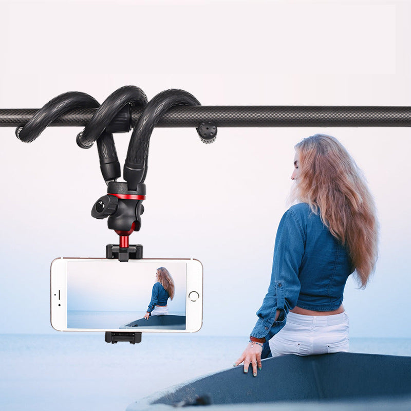 XILETU XBT-2 Flexible Octopus Legs Desktop Tripod with Folded Phone Holder