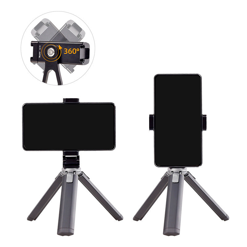 XILETU XJ18+XTD20 Two-Stage Desktop Tripod with 360 Degree Phone Holder for SLR Camera Mobile Phone