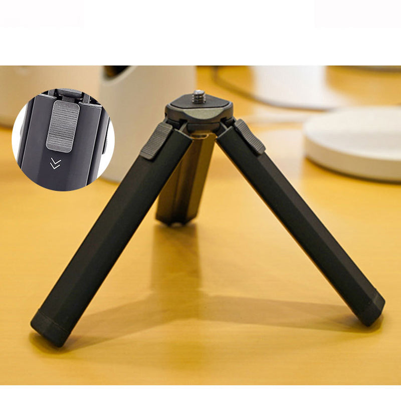 XILETU XJ18+XTD20 Two-Stage Desktop Tripod with 360 Degree Phone Holder for SLR Camera Mobile Phone