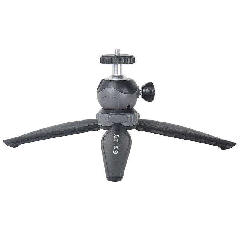 XILETU XS-20 Mini Foldable 360 Degrees Rotation 1/4 inch Screw Connector Tripod Desktop Camera Stand