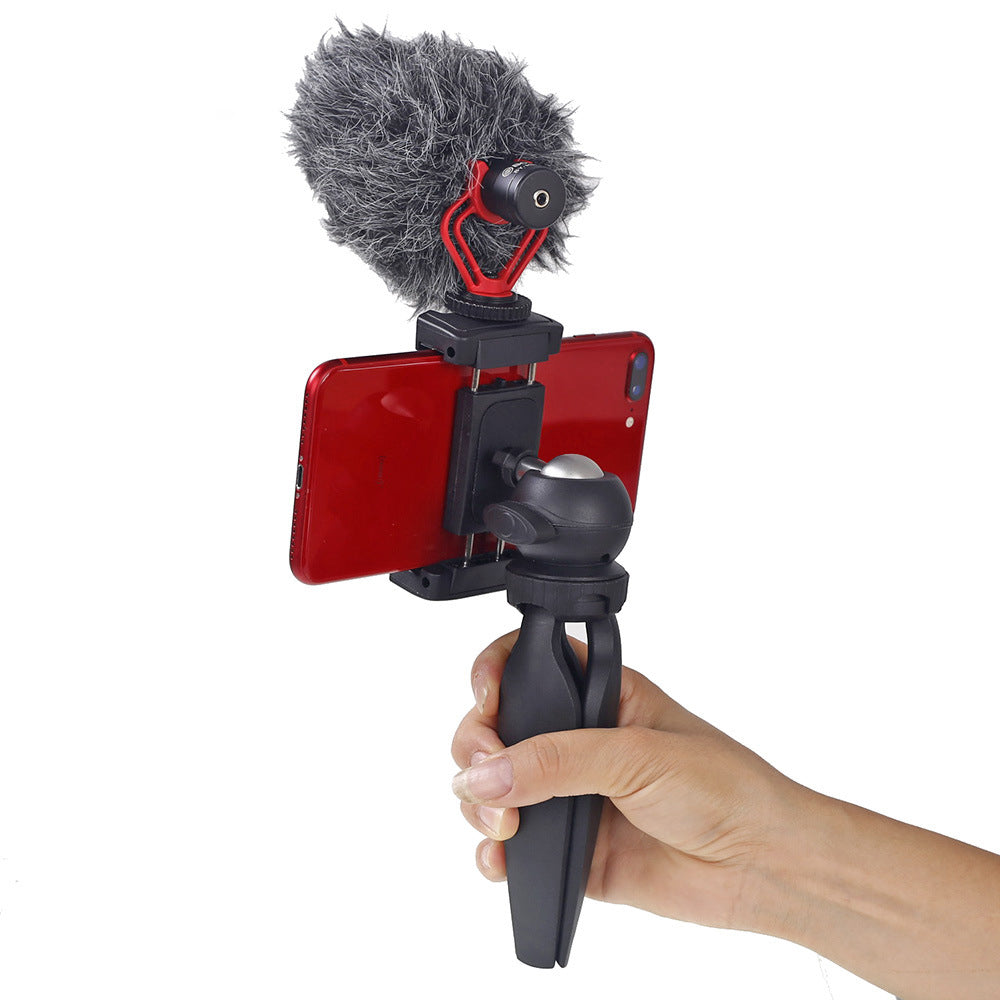 XILETU XS-20S Portable 360 Degrees Rotation Two-Gear Height Tripod 1/4 inch Screw Connector Camera Holder Stand