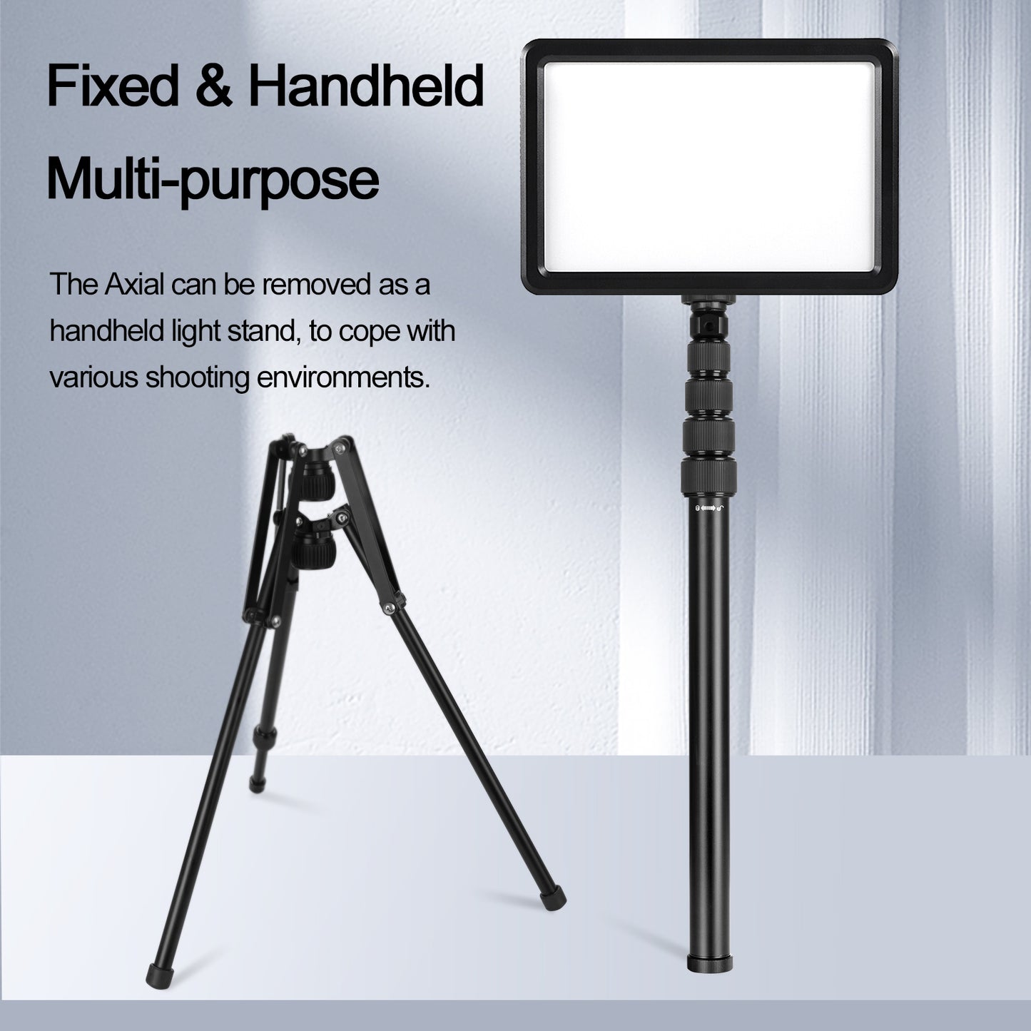 Uniqkart TE-TRP-008 1.7m Multifunctional Photography Tripod Light Stand for Reflector Softbox Light Umbrella
