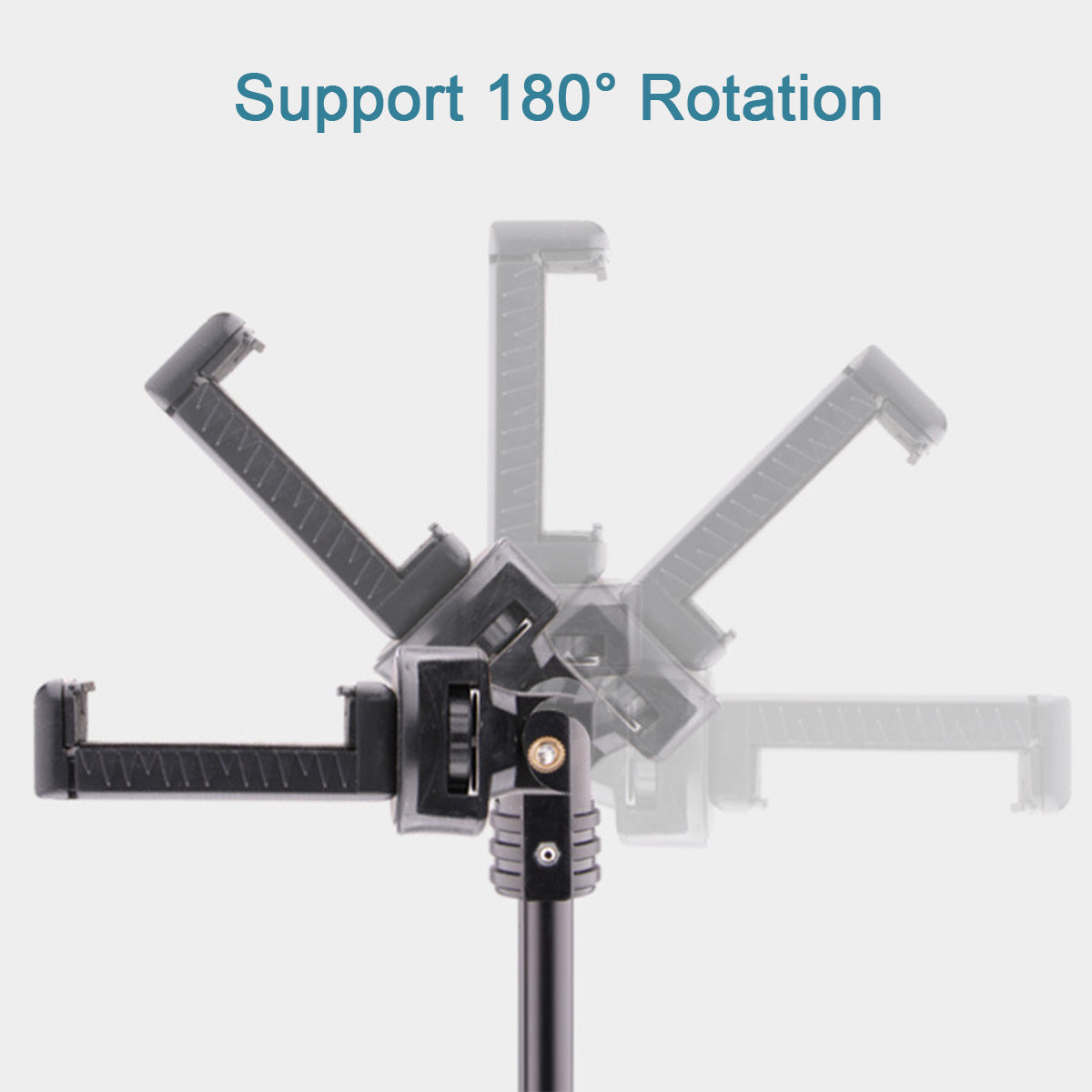 T9 Locking Buckle Design Retractable 1.6m Selfie Stick Tripod Phone Holder Video Recording Stand with Phone Clip + Bluetooth Remote Control + Storage Bag