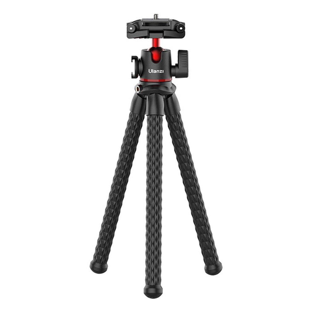 Uniqkart MT-33 Flexible Tripod DSLR Action Camera Phone Holder Vlog Photography Tripod with Cold Shoe