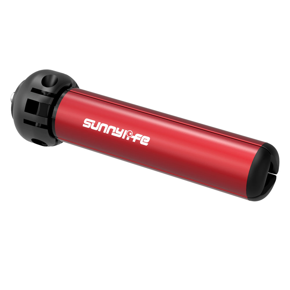 Uniqkart TY-Q9404 Mini Version Tripod 1 / 4 Screw Adapter Desktop Camera Stand for DJI Osmo Mobile 6 / GoPro HERO 11 / Insta360 X3 - Red