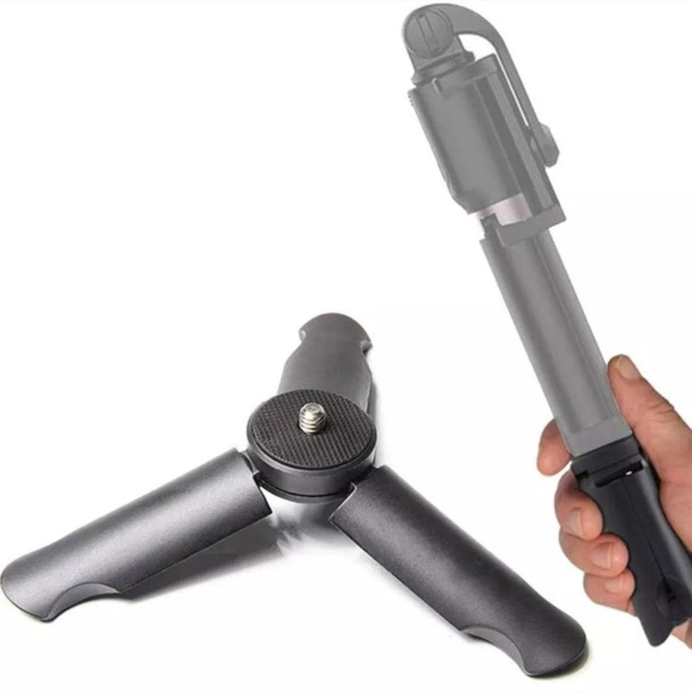 Desktop Mini Folding Tripod Stand with 1 / 4 inch Screw Adapter Thickened Handle Tripod Stand for Action Camera, Selfie Stick Universal Portable Tripod