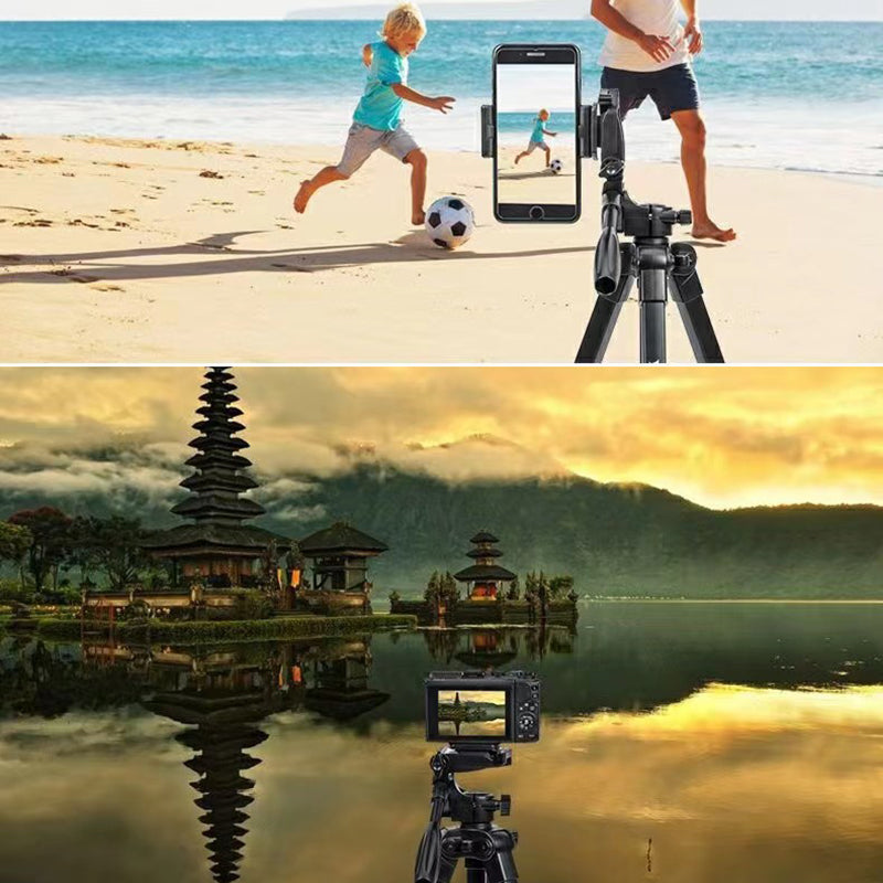 YUNTENG VCT-608 Portable Camera Phone Stand Professional Live Streaming Photography Tripod